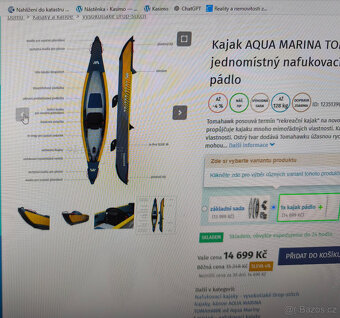 Kajak AQUA MARINA TOMAHAWK AIR-K 375 - 2