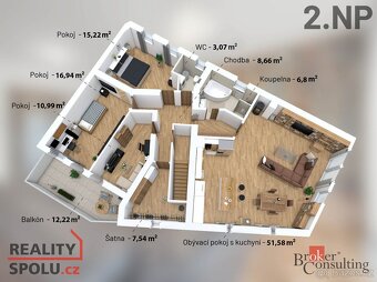 Prodej, domy/rodinný, 266 m2, Podstránská 1538/2, Slatina, 6 - 2