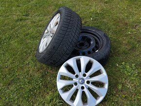 Disky(plech), poklice, zimní pneu 205/55R16 91H, čidla tlaku - 2