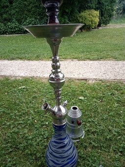 Vodní dýmka Aladin zebra blue 70cm - 2