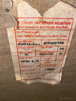 Retro sedací souprava MONIKA z 70. let –originál z Rousínova - 2