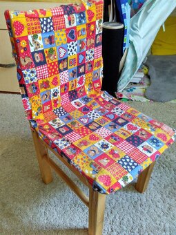 dětská dřevěná židle, stolička - 2