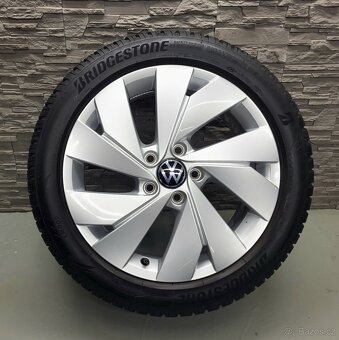 17" Originál VW Belmont Golf 8 5x112 zimní pneu 6-7mm - 2