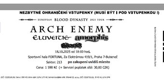 Arch Enemy, Eluveitie, Amorphis, Gatecreeper - Praha - 2