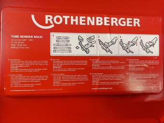 Rothenberger ruční ohýbačka trubek - 2