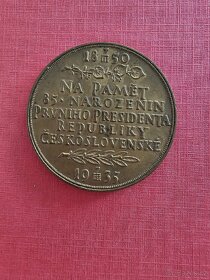 Pamětní mince TGM z r 1935 - 2