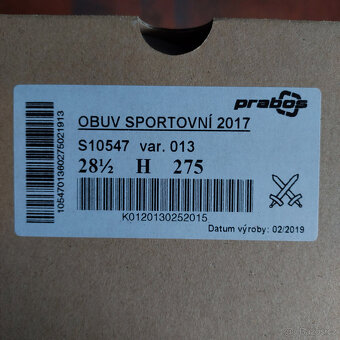 Sportovní obuv AČR 28½/275 - 2