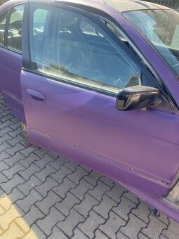 BMW E39 sedan kožené tapce/ cele dveře/ dekor - 2