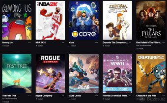 epic games účet - 2