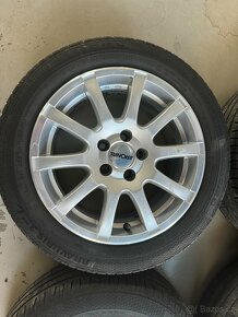 ALU kola Ronal 5x100 s letními pneumatikami 195/55 R15 - 2