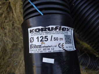 Chránička kabelů - KORUFLEX 125 / 108 - cca. 80 metrů - 2