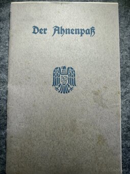 Německý rodokmen 1938 - 2