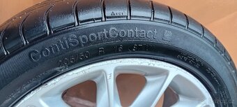 Alu kola 5ks 4x108 OE Ford s pneu 205/50R16 léto - 2