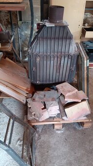 20kw Litinová krbová vložka – plně funkční, švýcarský původ - 2