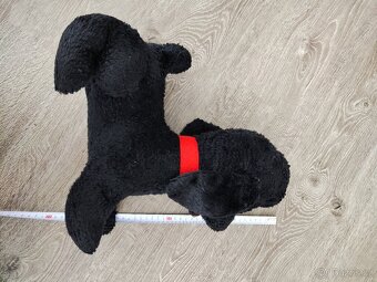 Starý starožitný plyšový pes - 2