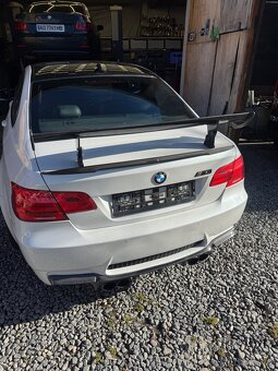 víko kufru E92 + GTS CARBON KŘÍDLO + CARBON FAT LIP - 2