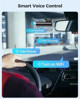 AZDOME M300 Autokamera, Přední kamera do auta 1296P s WiFi - 2
