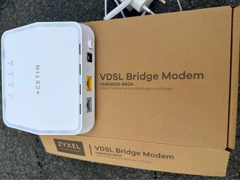Terminátor CETIN - Zyxel VMG4005-B60A VDSL2 35b Bridge Modem - 2