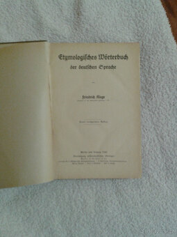 Etymologický slovník německého jazyka, 1921 - 2