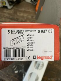 LEGRAND Céliane 066703 Rámeček trojnásobný, bílý matný - 2