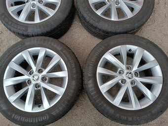 Škoda Octavia III - alu 6,5x16 et46 + letní 205/55/16 - 2
