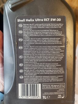 Motorový olej Shell Helix Ultra ECT 5W-30, 1l - 2