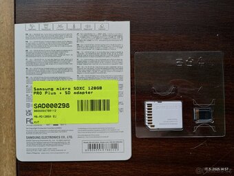 Paměťová karta Samsung Pro Plus micro sdxc 128 Gb - 2