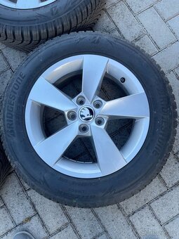 Alu kola 5x100 r15 Škoda originál - 2