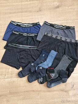 Pánská trička ,kalhoty, ponožky, boxerky vel.L-XL - 2