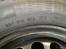 Opel Astra disky 15" + pneu 195/65r15 Continental - 2