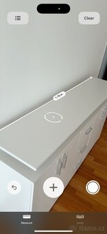 Elegantní bílá komoda 175x36x95 - 2