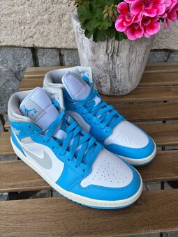 Jordan 1 mid dark powder blue - 2