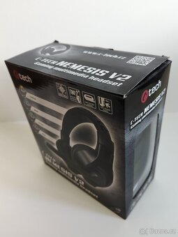Herní multimediální sluchátka C-TECH NEMESIS V2 - 2