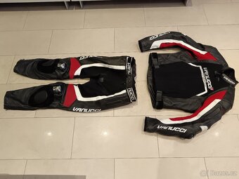Vanucci Race-Pánská kožená moto kombinéza, dvoudílná - 2