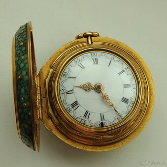 Zlaté kapesní hodinky špindlovky - 2