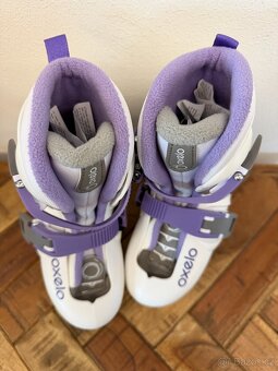 DĚTSKÉ LEDNÍ BRUSLE PLAY 3 BÍLÉ vel. 28 - 30 - 2