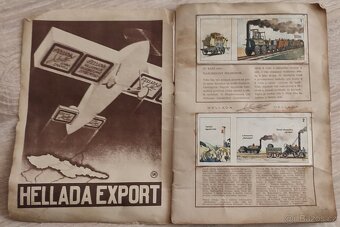 HELLADA DĚTEM - unikátní kompletní sbírka kartiček v sešitu - 2