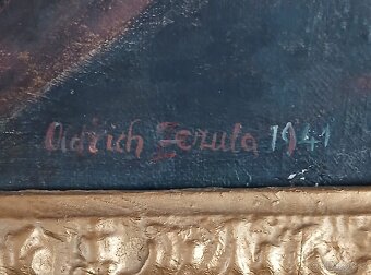 Zezula Oldrich 1941 olej na plátně - 2