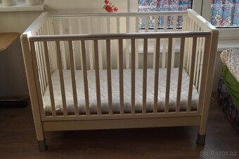 Dětská postýlka PALI KRIO, vč. matrace 120x60cm - 2