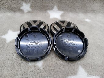 Středové krytky Vw, 56x52mm chrom logo - 2