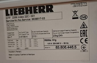 Prodám rakouský mrazák Liebher - 2