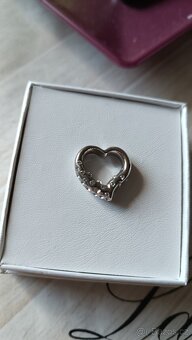 Přívěšek srdce s krystaly Swarovski - 2