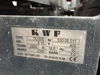 Dvoukotoučová pila KWF - 2