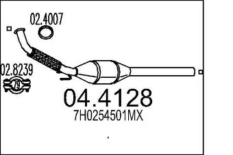 Katalyzátor VW T5 2.5 TDI AXE – originál - 2