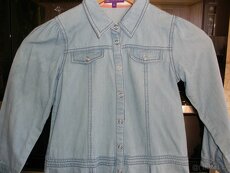 Riflové šaty M&S 7-8 let - 2