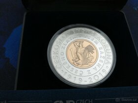 Bimetalová mince 2000 Kč 2019 Zavedení československé koruny - 2