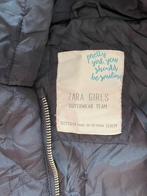 dívčí bunda ZARA s kapucí - 2
