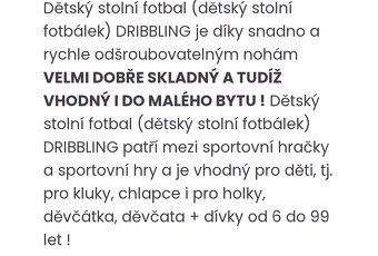 Stolní fotbálek - 2