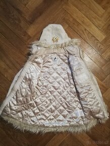 Dívčí zimní kabátek na zip, zn. C&A, vel. 122 - 2