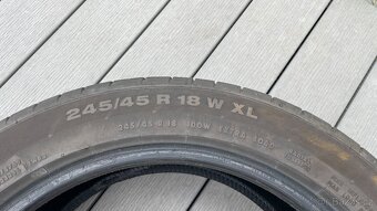 Prodám 4 ks letní pneu 245/45/R18 - 2